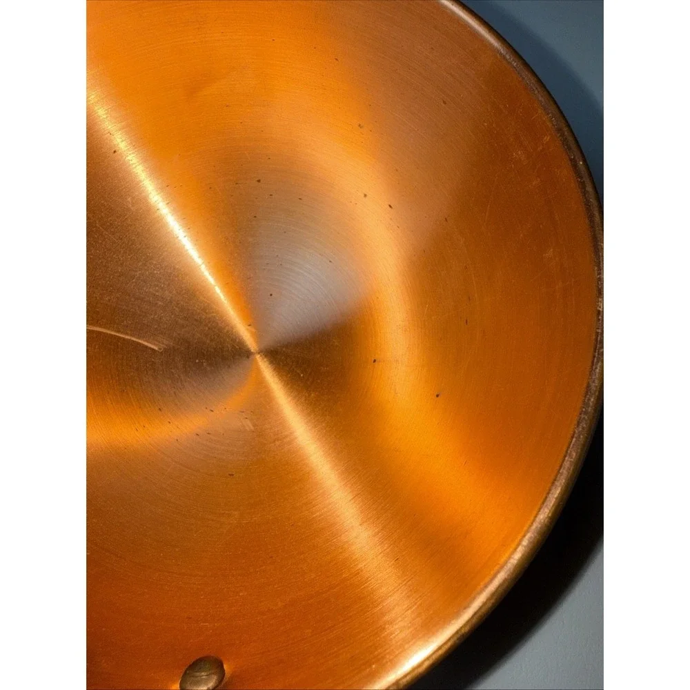 Vintage Copper Mixing Bowl 6